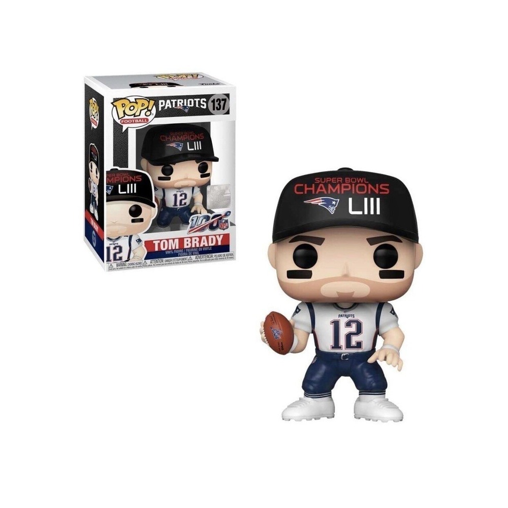 Funko Pop!‎ NFL New England Patriots Super Bowl LIII Tom Brady #137 NEW